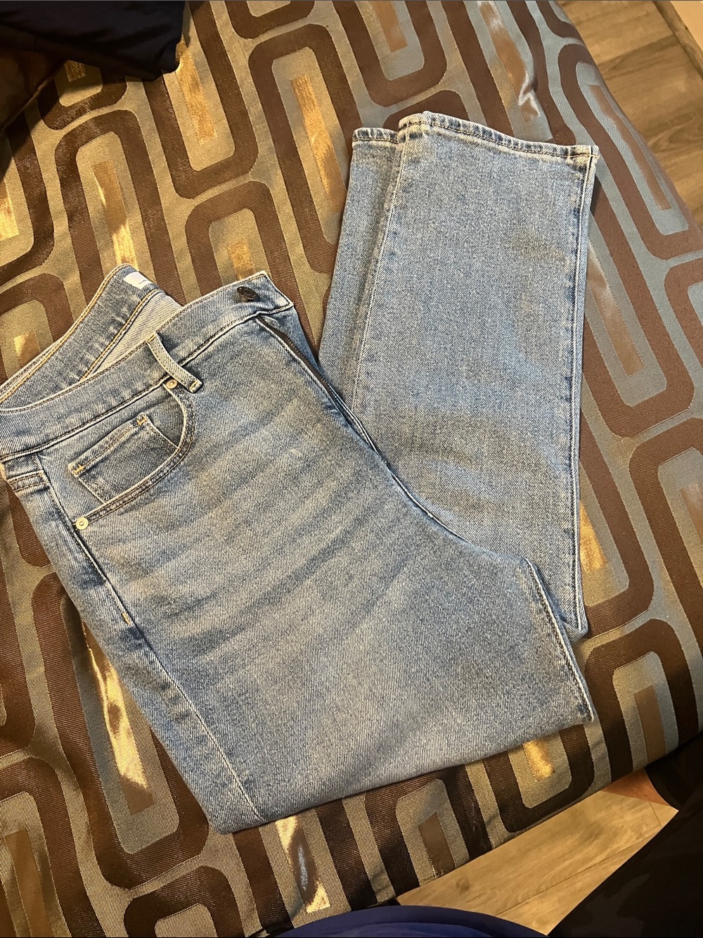 LOFT Light Blue Straight-Leg Jeans